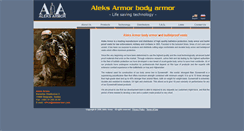 Desktop Screenshot of aleksarmor.com